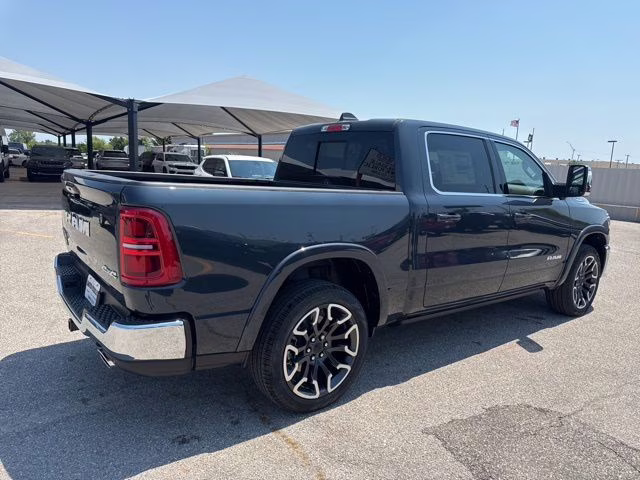 2026 Blue Metallic Ram 1500 Limited Longhorn 4X4 Truck