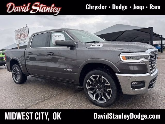 2026 Crystal Metallic Ram 1500 Limited Longhorn 4X4 Truck