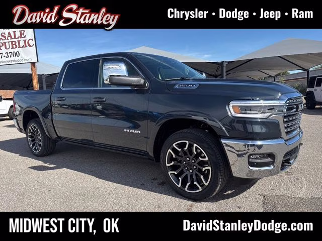 2026 Blue Metallic Ram 1500 Limited Longhorn 4X4 Truck