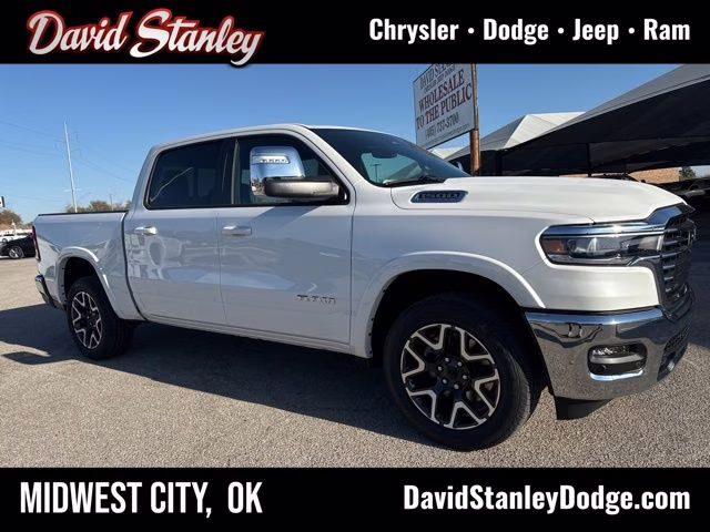 2026 Ivory White Ram 1500 Laramie 4X4 Truck