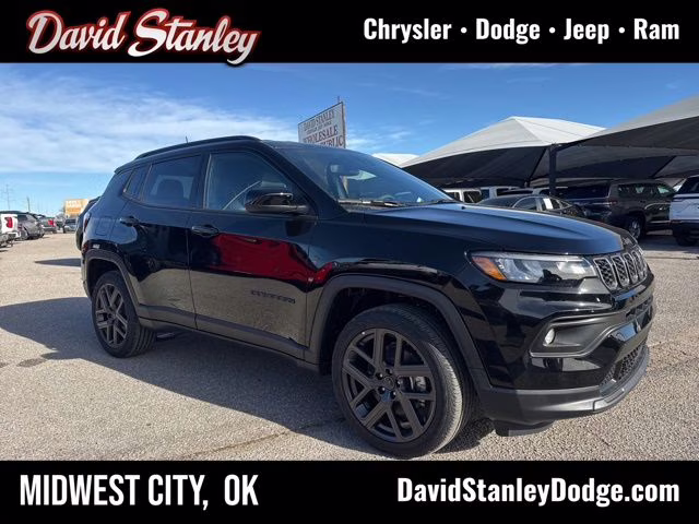 2026 Diamond Black Jeep Compass Latitude 4X4 SUV