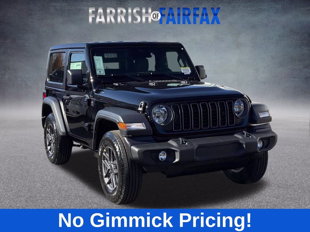 2026 Black Clearcoat Jeep Wrangler Sport S 4X4 SUV