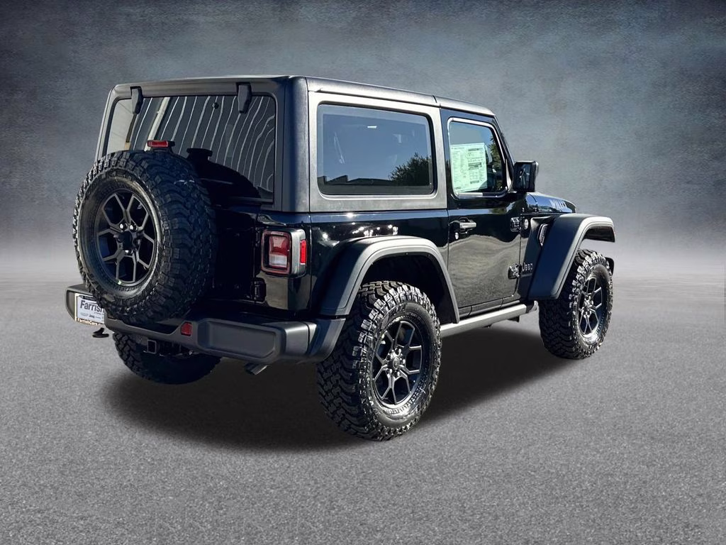 2026 Black Clearcoat Jeep Wrangler Willys 4X4 SUV