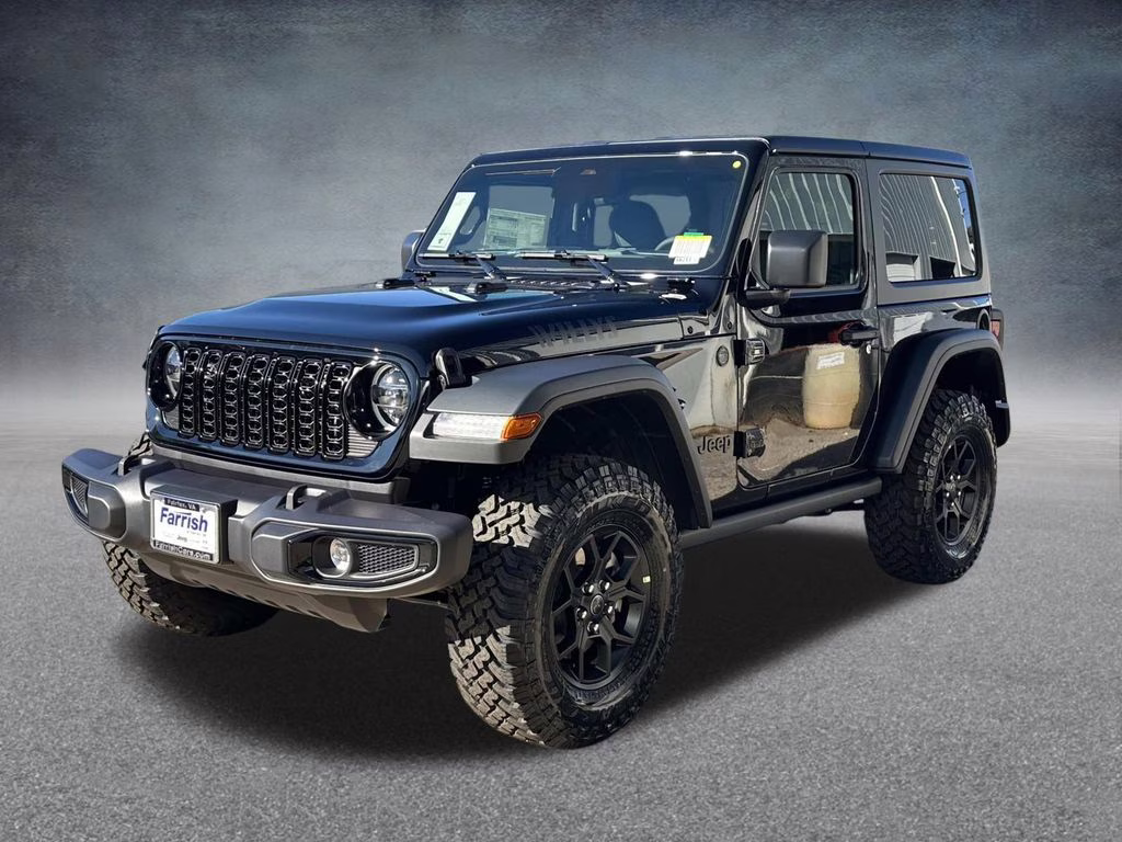 2026 Black Clearcoat Jeep Wrangler Willys 4X4 SUV