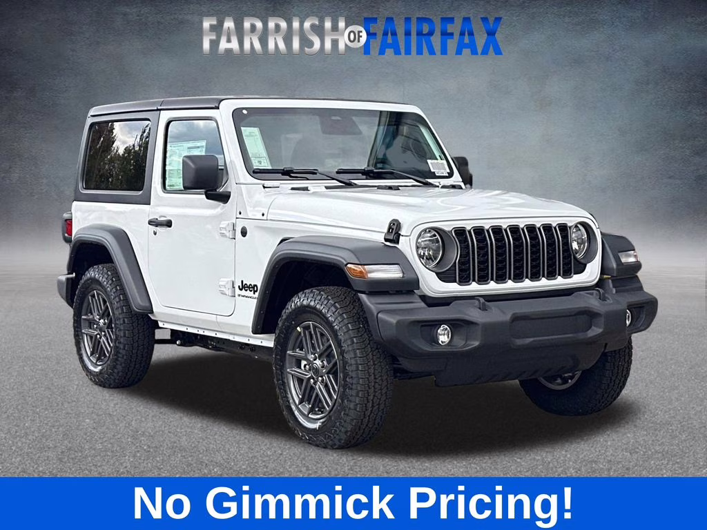 2026 Bright White Clearcoat Jeep Wrangler Sport S 4X4 SUV