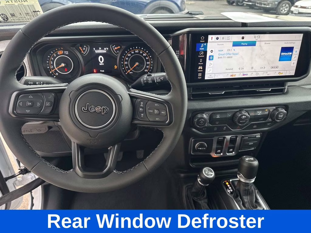 2026 Bright White Clearcoat Jeep Wrangler Sport S 4X4 SUV