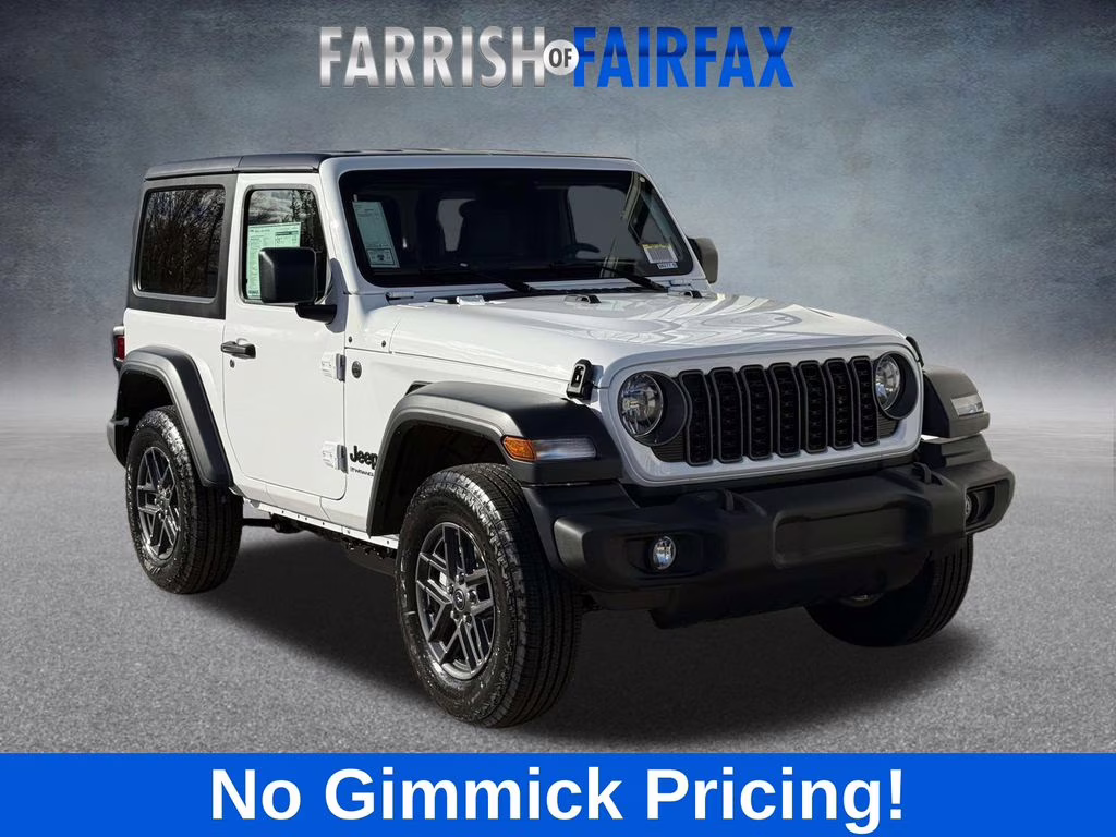 2026 Bright White Clearcoat Jeep Wrangler Sport S 4X4 SUV
