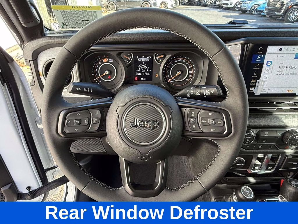 2026 Bright White Clearcoat Jeep Wrangler Sport S 4X4 SUV