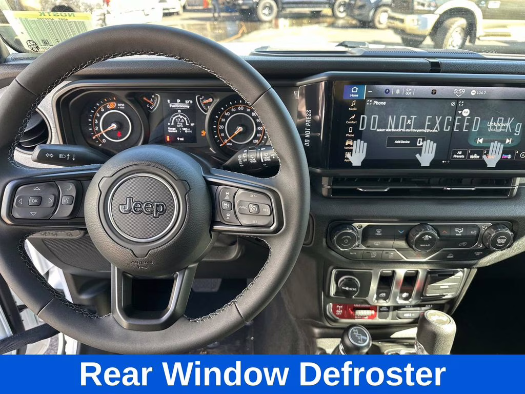 2026 Bright White Clearcoat Jeep Wrangler Willys 4X4 SUV