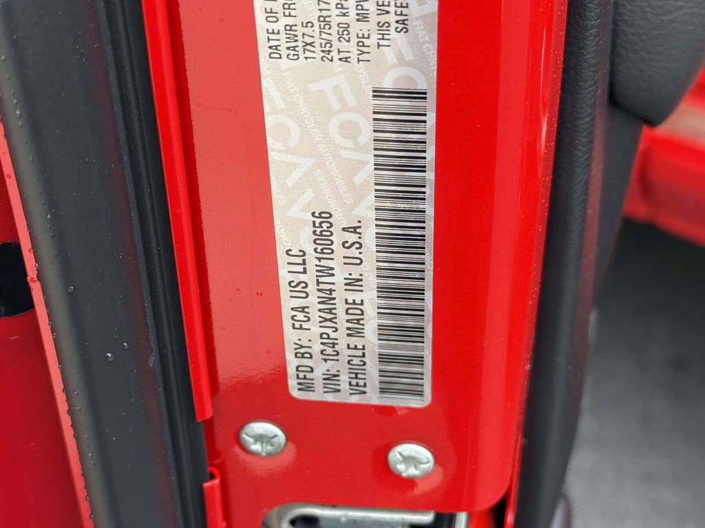 2026 Firecracker Red Clearcoat Jeep Wrangler Sport S 4X4 SUV