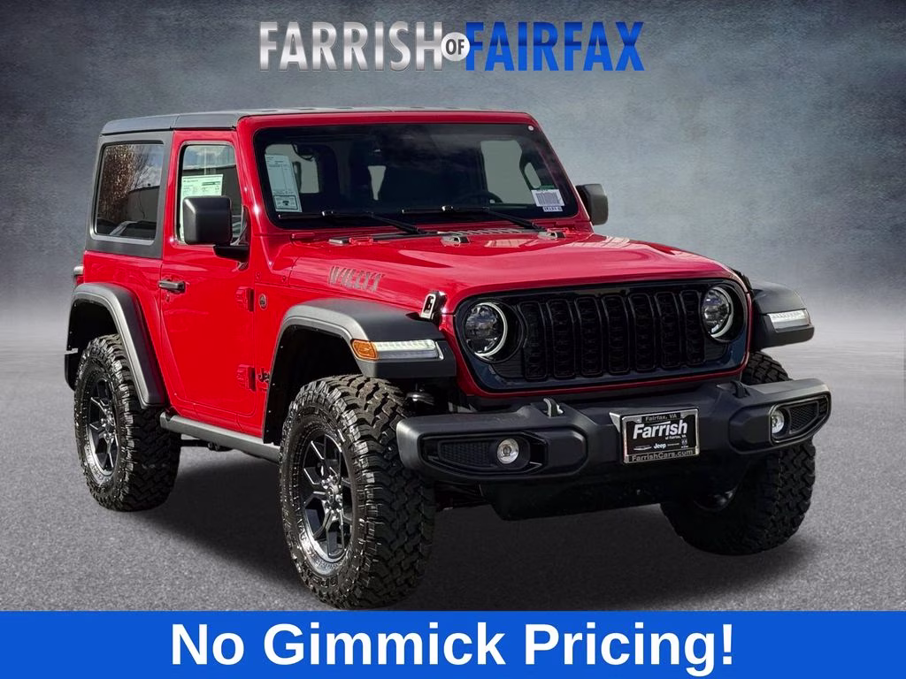 2026 Firecracker Red Clearcoat Jeep Wrangler Willys 4X4 SUV