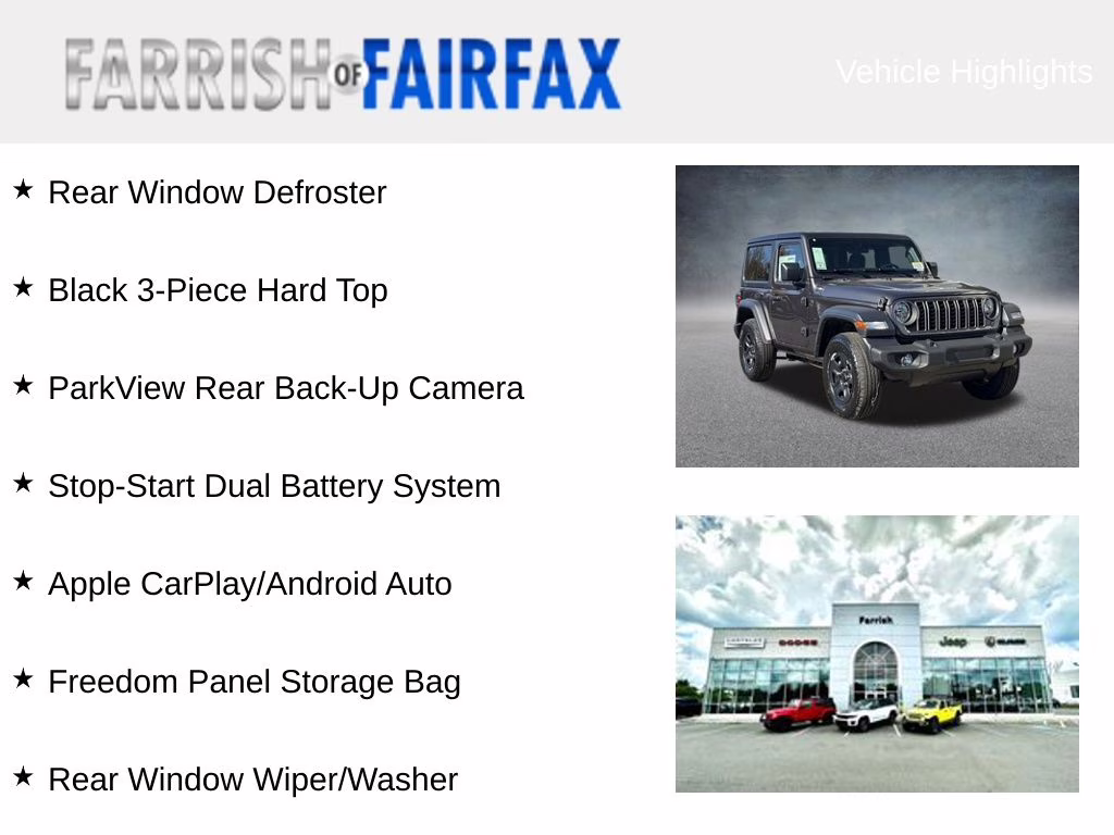 2026 Granite Crystal Metallic Clearcoat Jeep Wrangler Sport 4X4 SUV