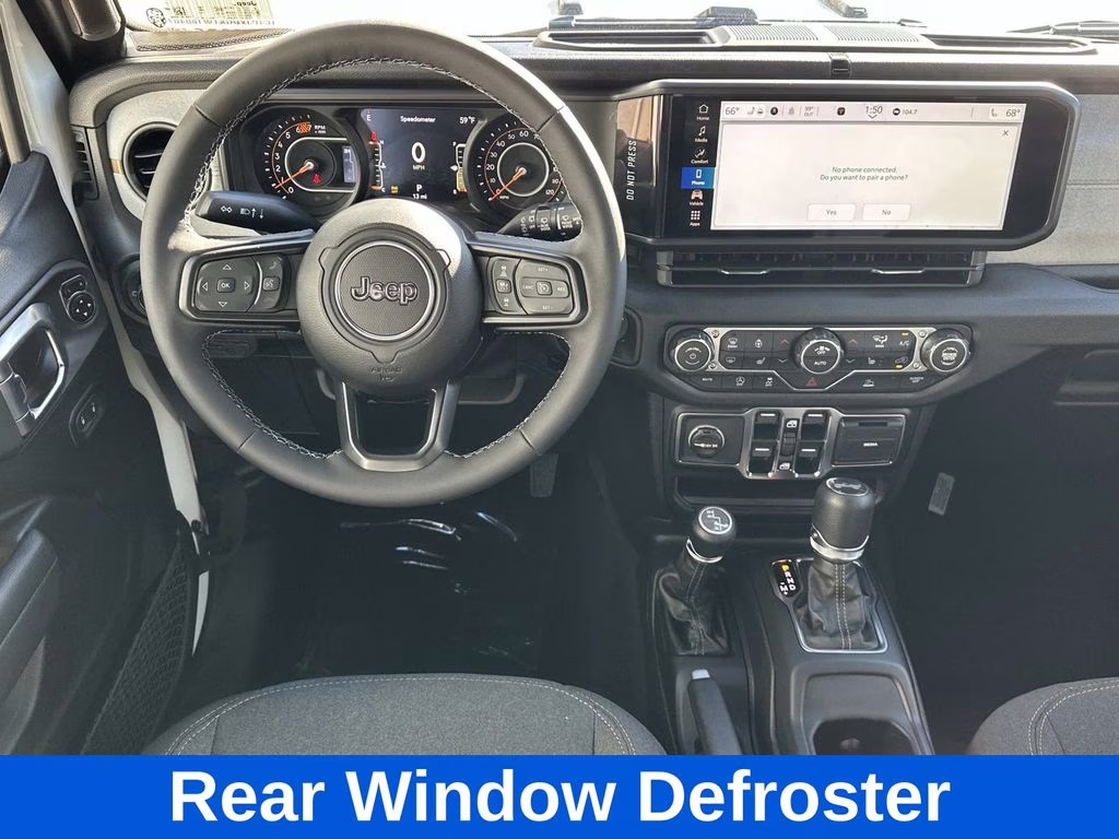 2026 Bright White Clearcoat Jeep Wrangler Sport S 4X4 SUV