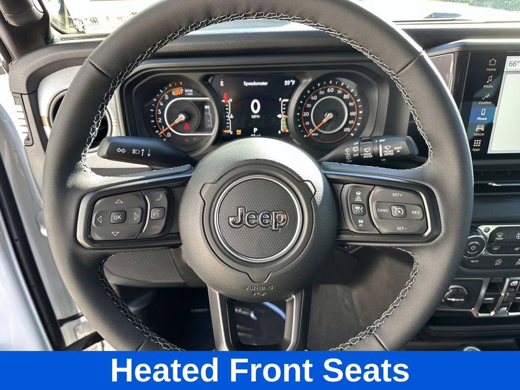 2026 Bright White Clearcoat Jeep Wrangler Sport S 4X4 SUV