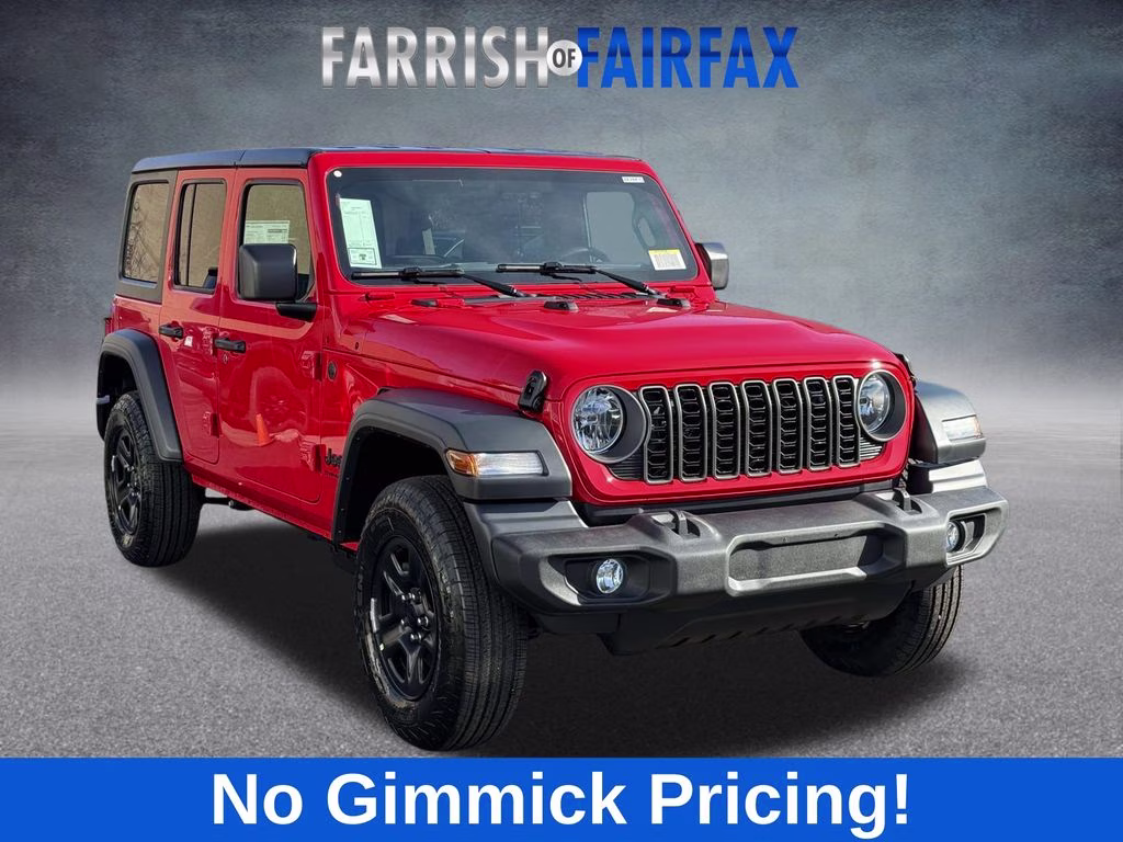 2026 Firecracker Red Clearcoat Jeep Wrangler Sport 4X4 SUV