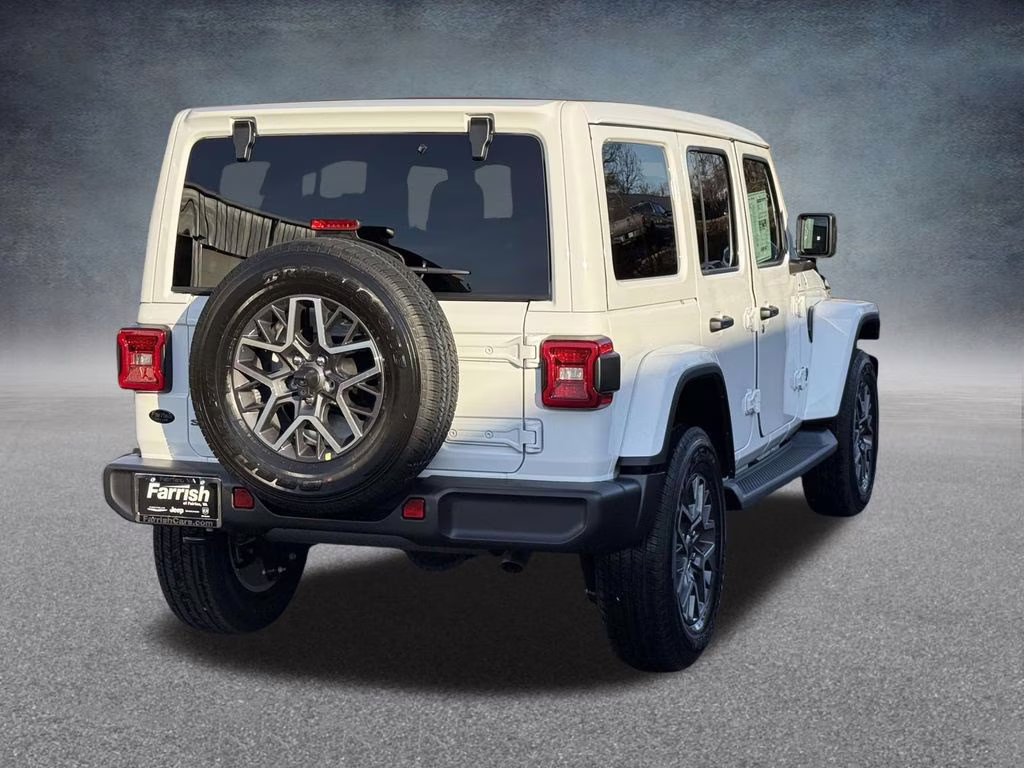 2026 Bright White Clearcoat Jeep Wrangler Sahara 4X4 SUV