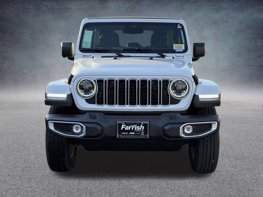 2026 Bright White Clearcoat Jeep Wrangler Sahara 4X4 SUV