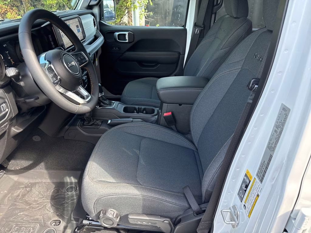 2024 Bright White Clearcoat Jeep Wrangler Sahara 4X4 SUV