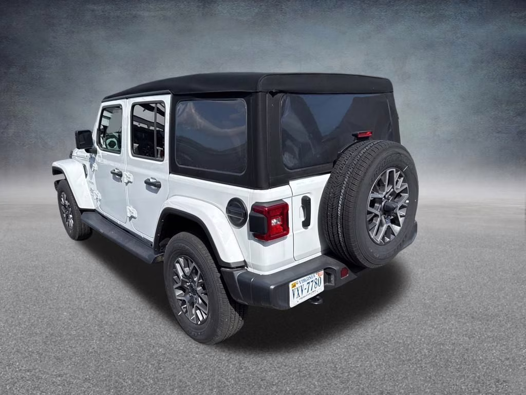 2024 Bright White Clearcoat Jeep Wrangler Sahara 4X4 SUV