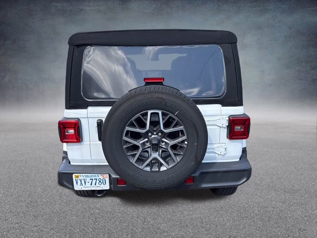 2024 Bright White Clearcoat Jeep Wrangler Sahara 4X4 SUV