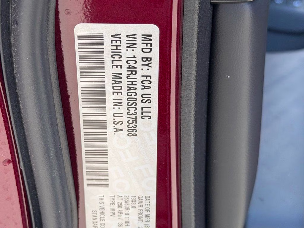 2025 Velvet Red Pearlcoat Jeep Grand Cherokee Altitude X 4X4 SUV