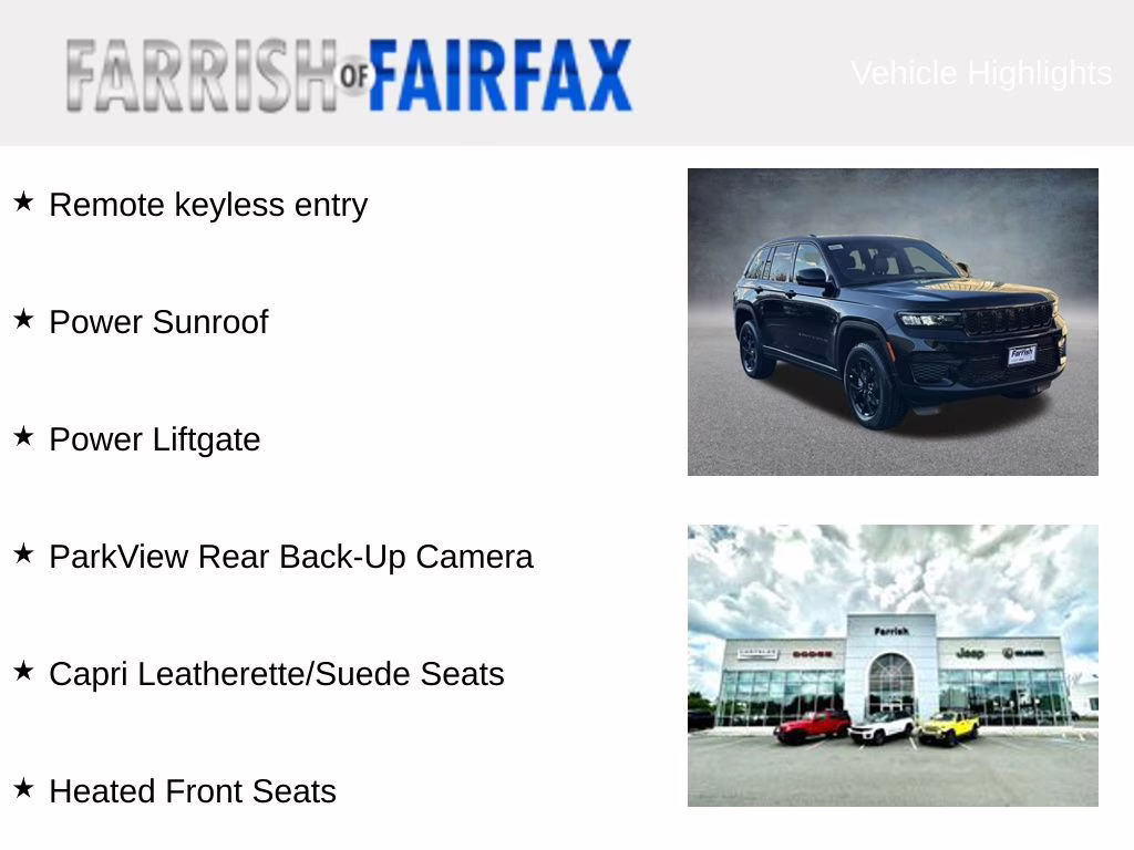 2025 Diamond Black Crystal Pearlcoat Jeep Grand Cherokee Altitude X 4X4 SUV