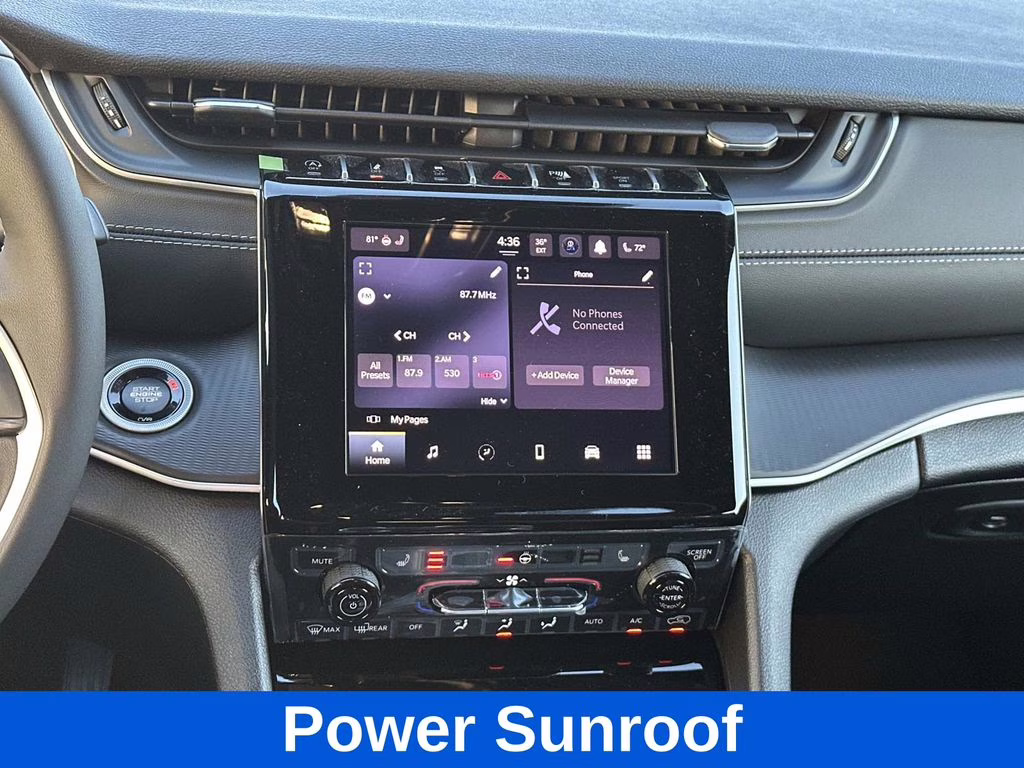 2025 Diamond Black Crystal Pearlcoat Jeep Grand Cherokee Altitude X 4X4 SUV