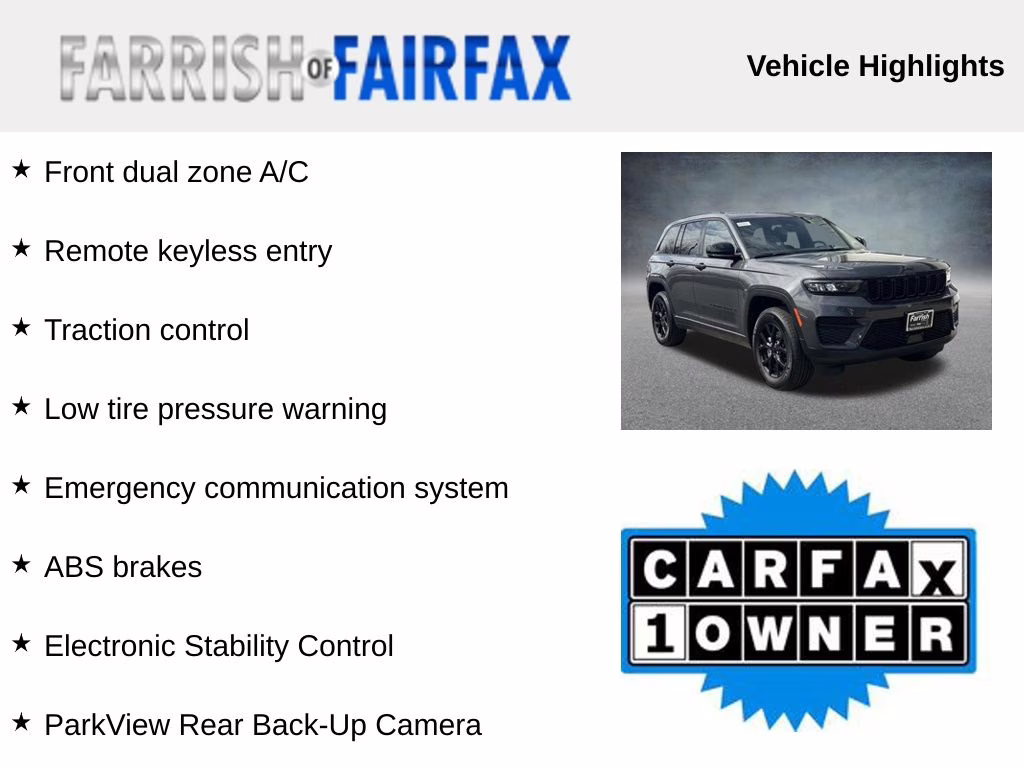 2025 Baltic Gray Metallic CC Jeep Grand Cherokee Altitude X 4X4 SUV