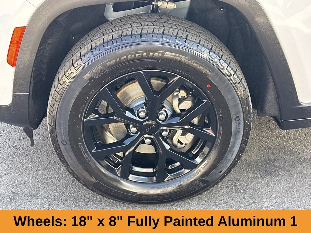 2025 Bright White Clearcoat Jeep Grand Cherokee Altitude X 4X4 SUV