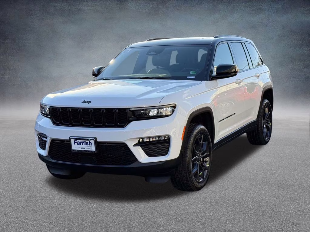 2025 Bright White Clearcoat Jeep Grand Cherokee Limited 4X4 SUV