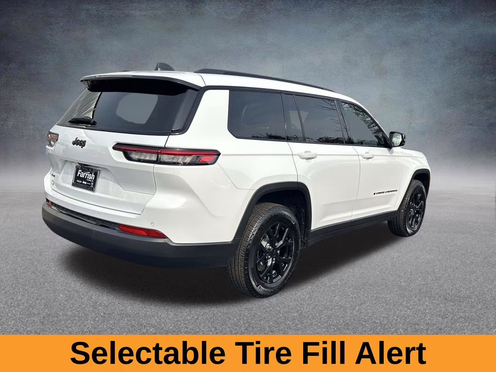2025 Bright White Clearcoat Jeep Grand Cherokee L Altitude X 4X4 SUV