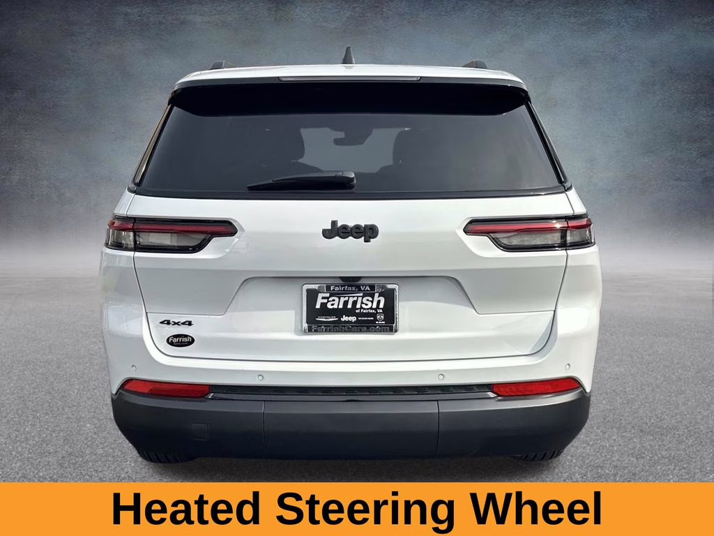 2025 Bright White Clearcoat Jeep Grand Cherokee L Altitude X 4X4 SUV