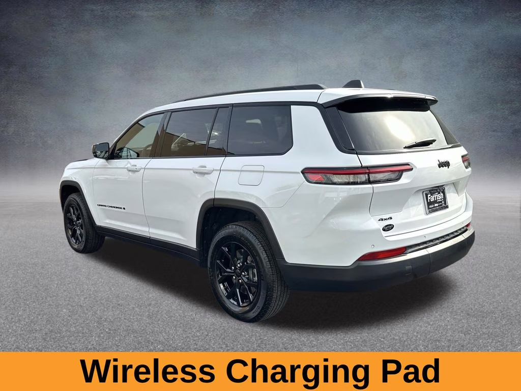 2025 Bright White Clearcoat Jeep Grand Cherokee L Altitude X 4X4 SUV
