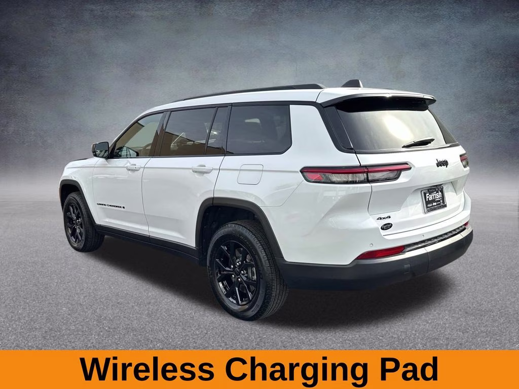 2025 Bright White Clearcoat Jeep Grand Cherokee L Altitude X 4X4 SUV