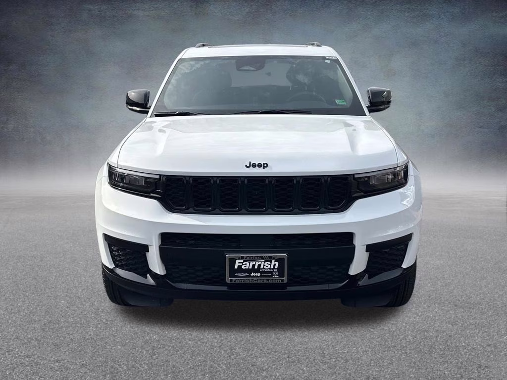 2025 Bright White Clearcoat Jeep Grand Cherokee L Altitude X 4X4 SUV