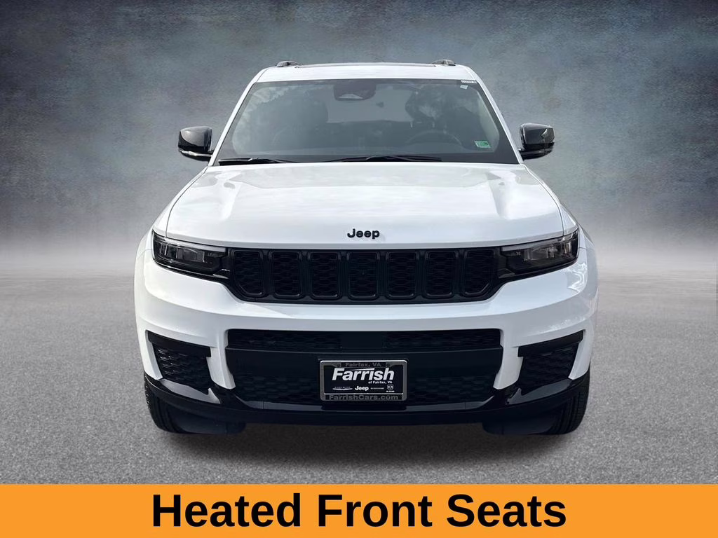 2025 Bright White Clearcoat Jeep Grand Cherokee L Altitude X 4X4 SUV