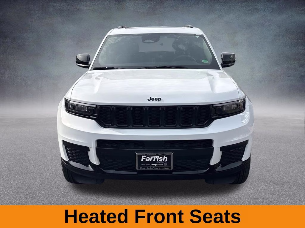2025 Bright White Clearcoat Jeep Grand Cherokee L Altitude X 4X4 SUV