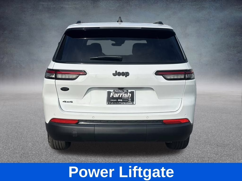 2025 Bright White Clearcoat Jeep Grand Cherokee L Altitude X 4X4 SUV