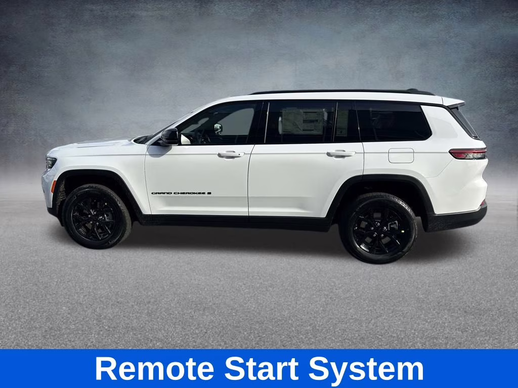 2025 Bright White Clearcoat Jeep Grand Cherokee L Altitude X 4X4 SUV