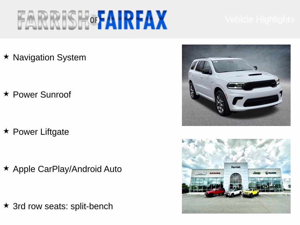 2026 White Knuckle Clearcoat Dodge Durango GT Plus HEMI V8 AWD SUV