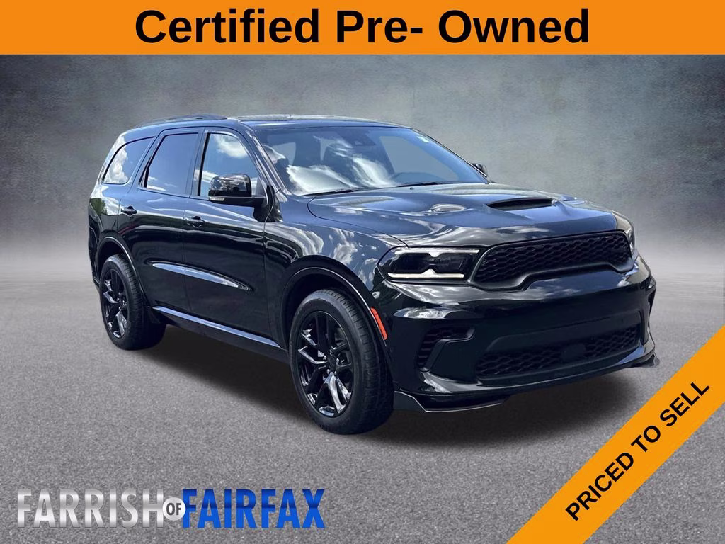 2026 DB Black Crystal Clearcoat Dodge Durango GT Plus HEMI V8 AWD SUV