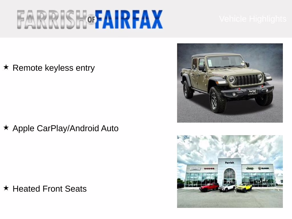 2026 41 Jeep Gladiator Rubicon 4X4 Truck