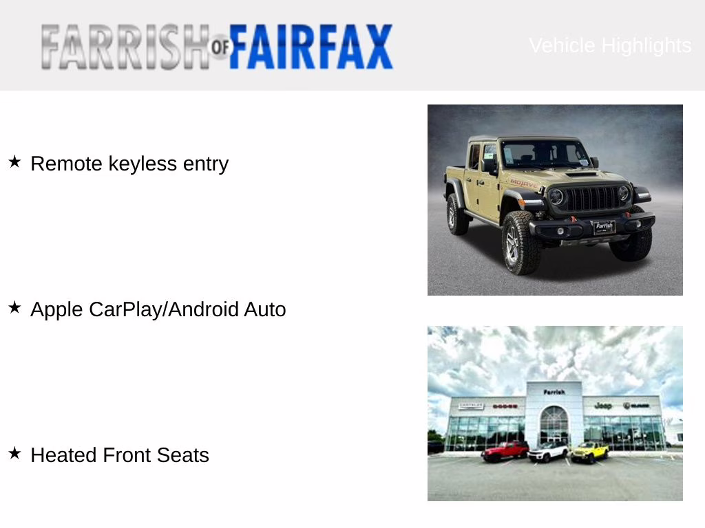 2026 Pj5 Jeep Gladiator Mojave 4X4 Truck