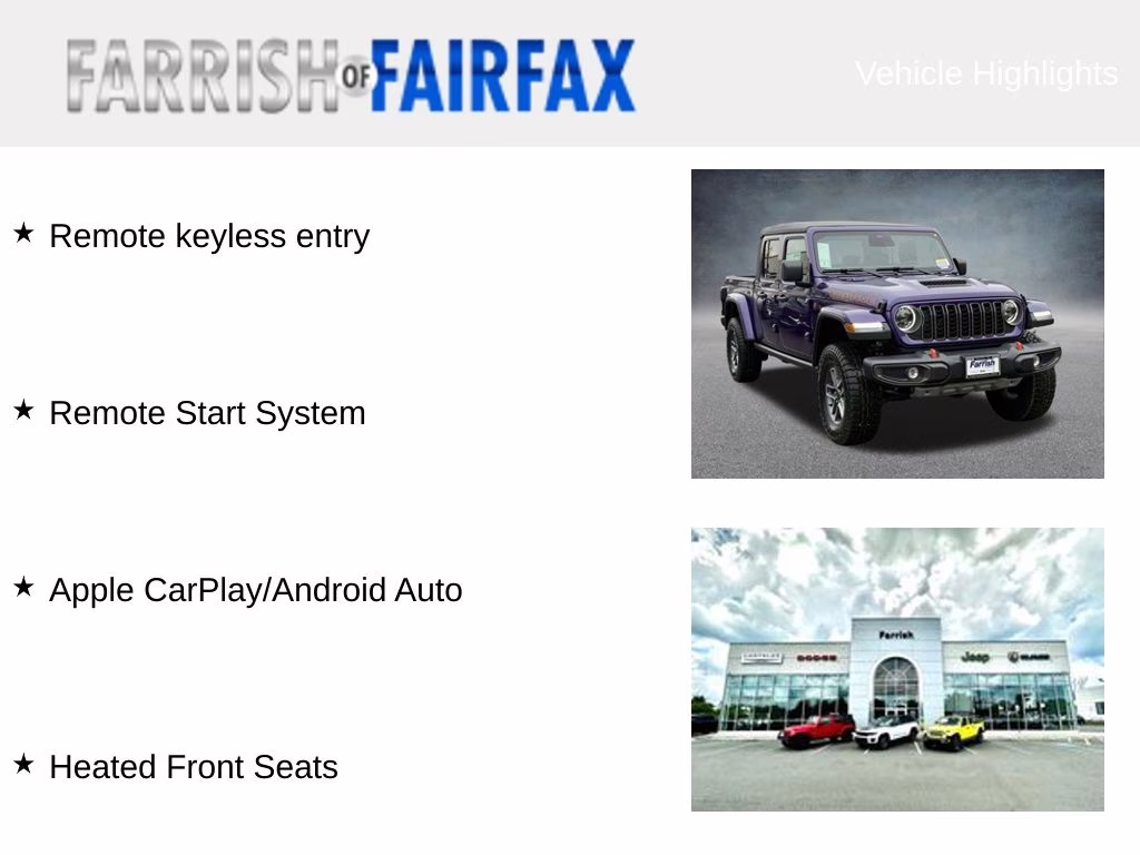 2026 reign Jeep Gladiator Mojave 4X4 Truck