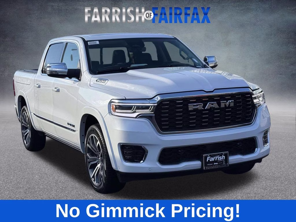 2026 Ivory White Tri-Coat Pearlcoat Ram 1500 Tungsten 4X4 Truck