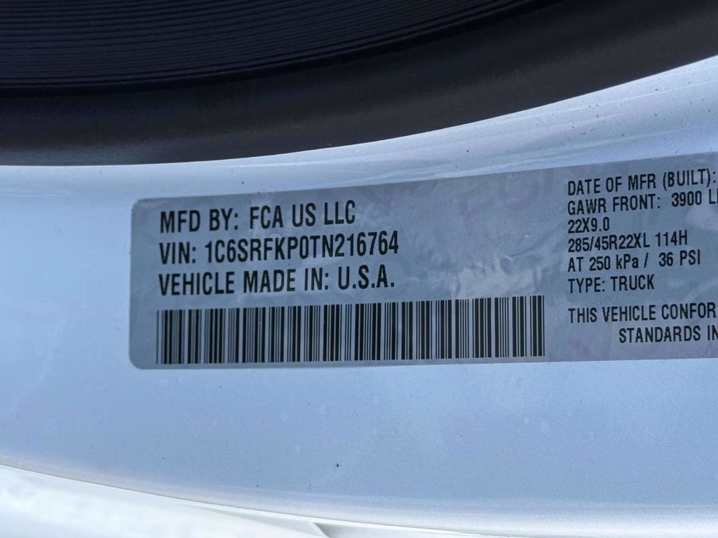 2026 Ivory White Tri-Coat Pearlcoat Ram 1500 Tungsten 4X4 Truck