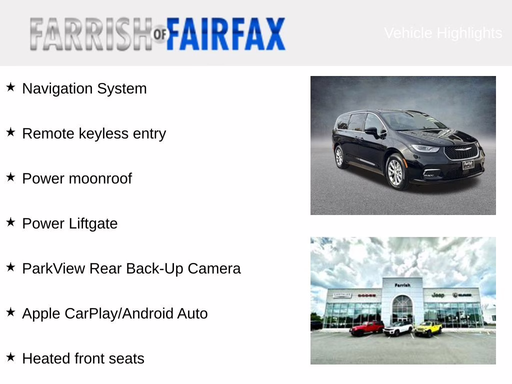 2026 Diamond Black Crystal Pearlcoat Chrysler Pacifica Limited FWD Van