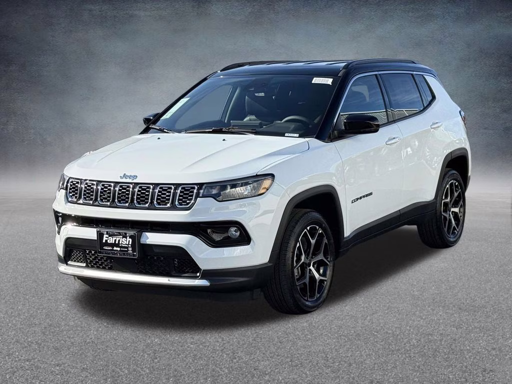 2026 Bright White Clearcoat Jeep Compass Limited 4X4 SUV