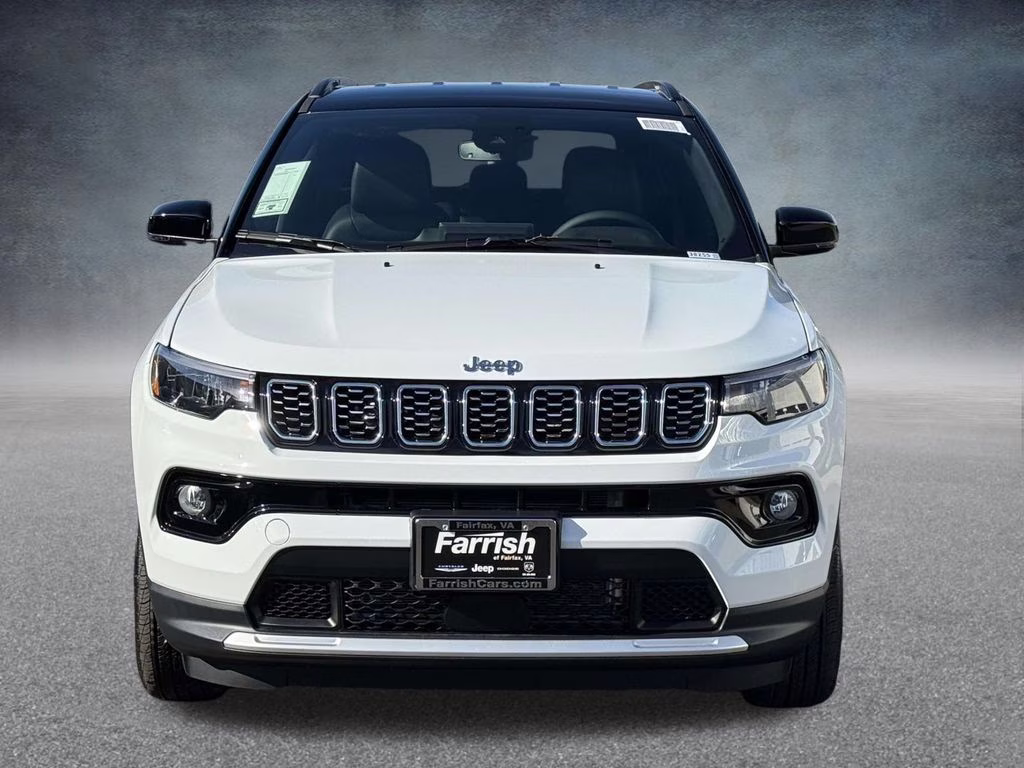 2026 Bright White Clearcoat Jeep Compass Limited 4X4 SUV