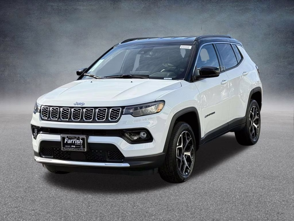 2026 Bright White Clearcoat Jeep Compass Limited 4X4 SUV